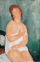 Amedeo Modigliani: Junge Frau in Hemd, 1918