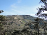 Blick auf Bierhäuslberg mit Kritsch-Steinbruch